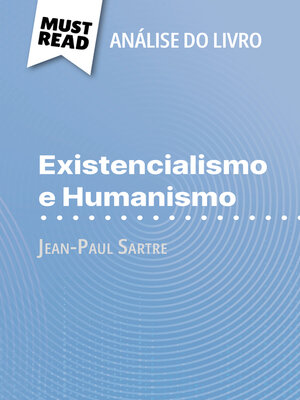cover image of Existencialismo e Humanismo de Jean-Paul Sartre (Análise do livro)